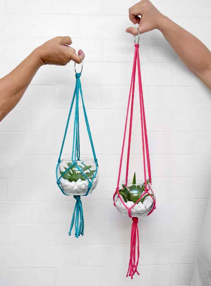 Suport Macramé Succulent