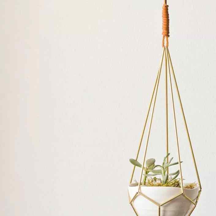 Mașină de plantat din lacrimă din alamă și piele